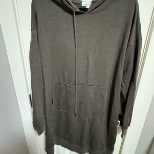 Soft Surroundings Olive Green Hoodie